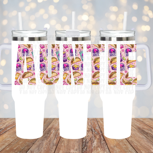 40oz AUNTIE TB 2.0 UV DTF CUP WRAP