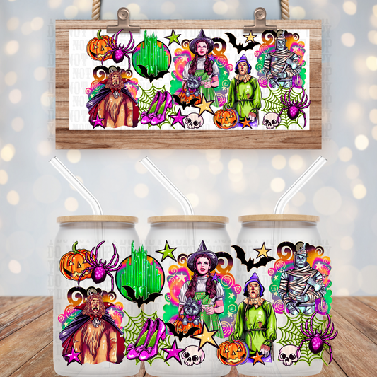 HALLOWEEN OZ  UV DTF CUP WRAP