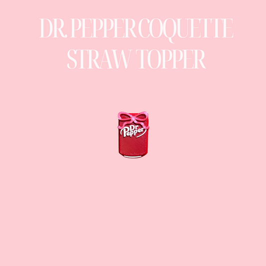 3D DR. P COQUETTE STRAW TOPPER- STANDARD AND STANLEY