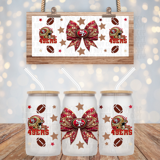 COQUETTE 9'ER FOOTBALL BUNDLE UV DTF CUP WRAP