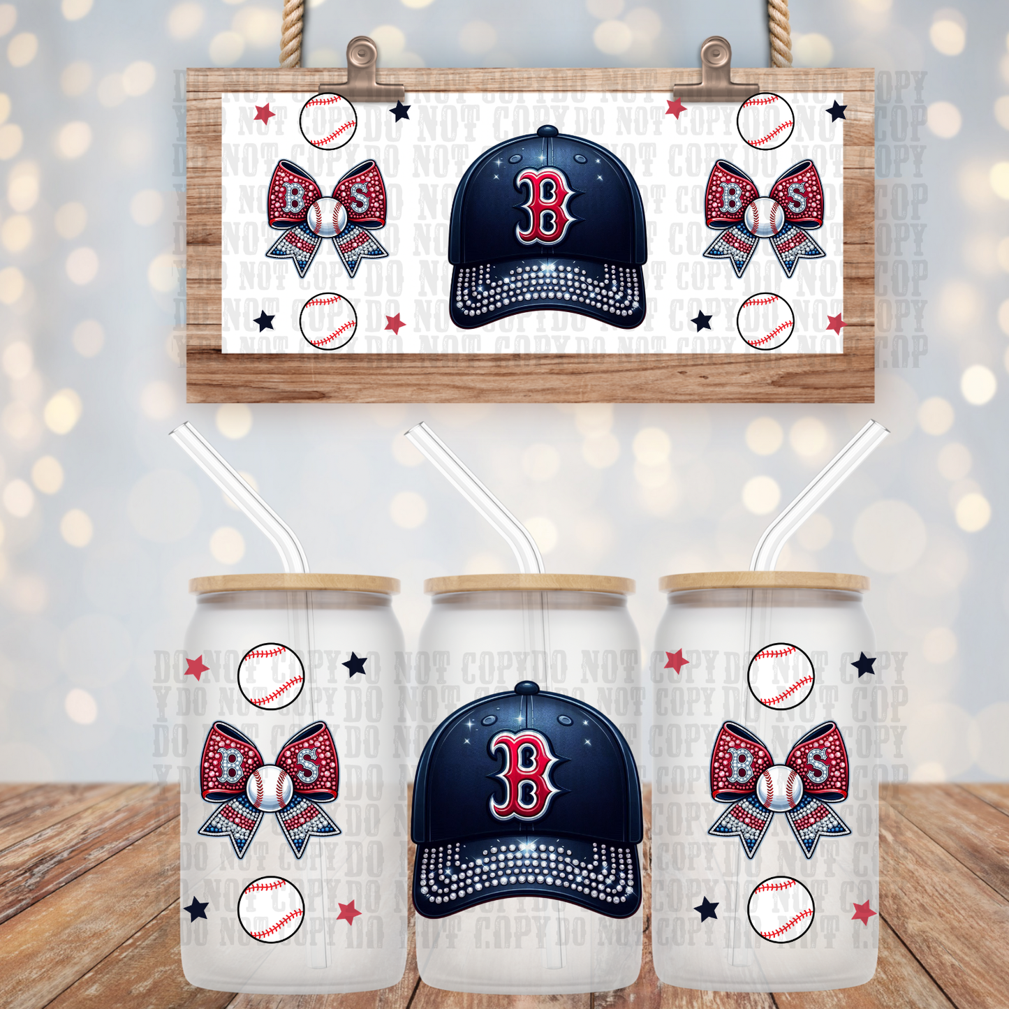 BOSTON BUNDLE  UV DTF CUP WRAP - SHOP EXCLUSIVE