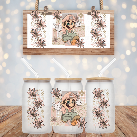 INSPIRED MARIO UV DTF CUP WRAP
