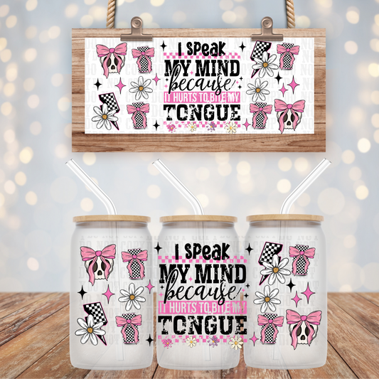 BITE MY TOUNGE UV DTF CUP WRAP