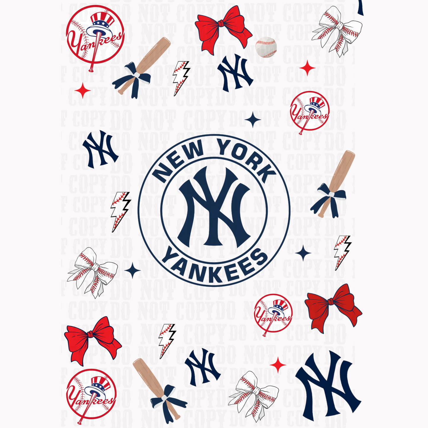 NYC  BASEBALL UV DTF Element Sheet -SHOP EXCLUSIVE BY TORRIE