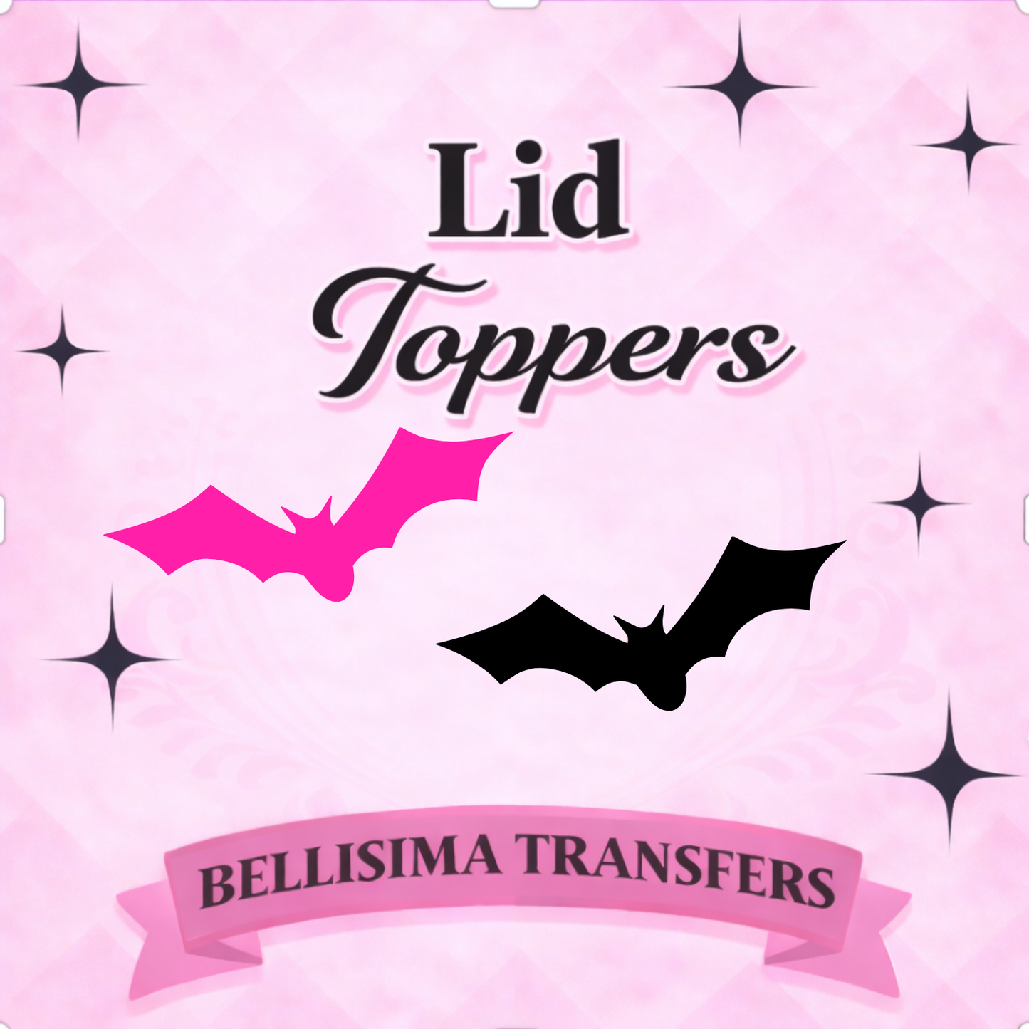 BATS  Flat Back Lid Charms