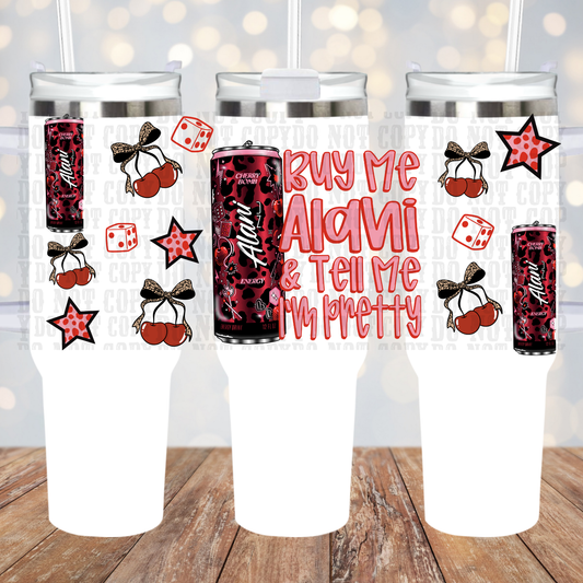 40oz CHERRY BOMB AHH-LAA-NI UV DTF CUP WRAP - SHOP EXCLUSIVE