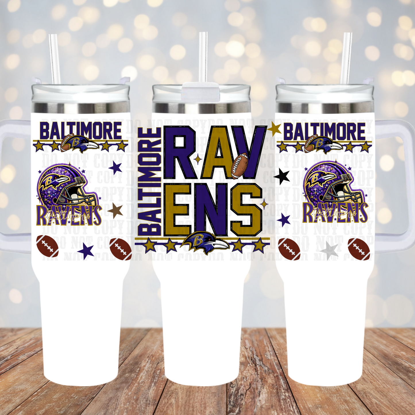 40oz STACKED PRO FOOTBALL BUNDLE