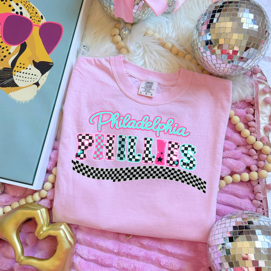 Retro Checkered Phillies T-Shirt