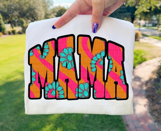Neon Concha Mama DTF