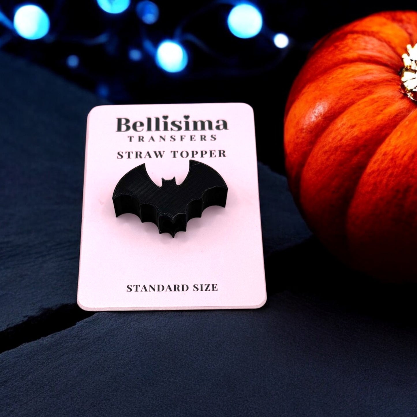 3D Bat STRAW TOPPER STANDARD SIZE