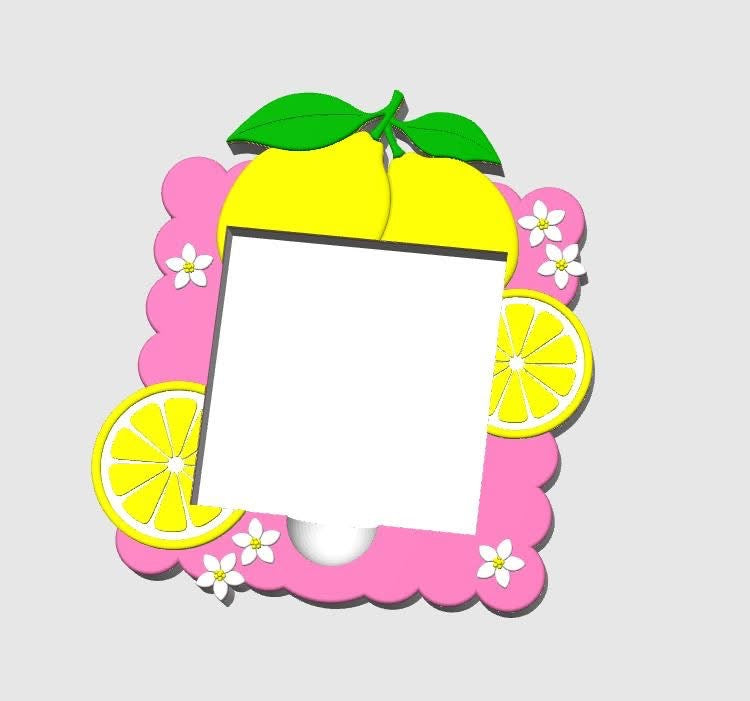 Lemon Sticky Note Holder | Desk Decor |  Desk Accessories