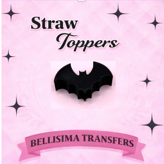 3D Bat STRAW TOPPER STANDARD SIZE