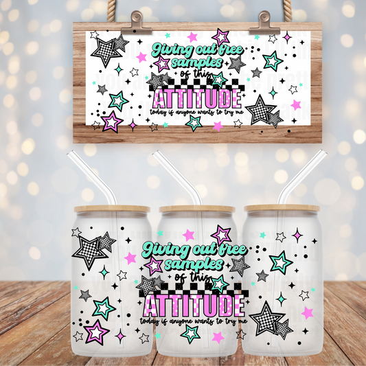FREE SAMPLE OF THIS ATTITUDE UV DTF CUP WRAP
