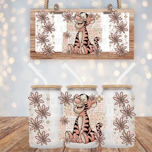 INSPIRED TIGER UV DTF CUP WRAP