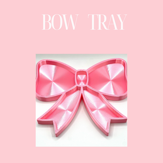 3D Coquette Bow Tray