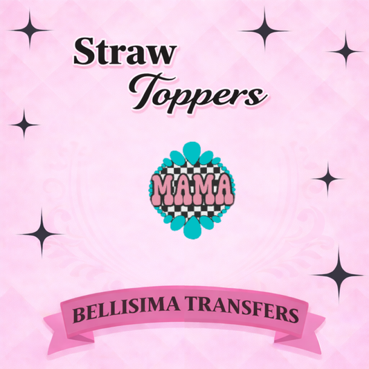 MAMA CONCHO Straw Topper – 3D Printed Tumbler Accessory | Standard or Stanley