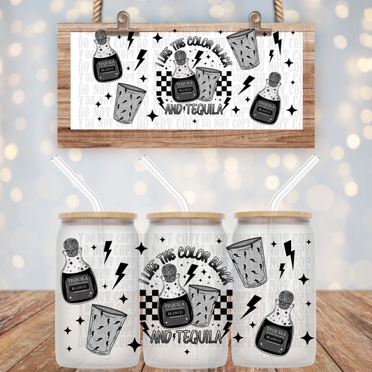 Black Tequila UV DTF Wrap