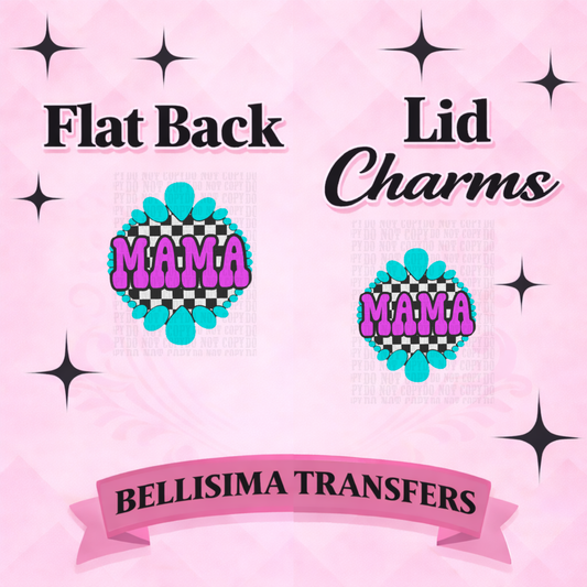 MAMA CONCHO Flat Back Lid Charms