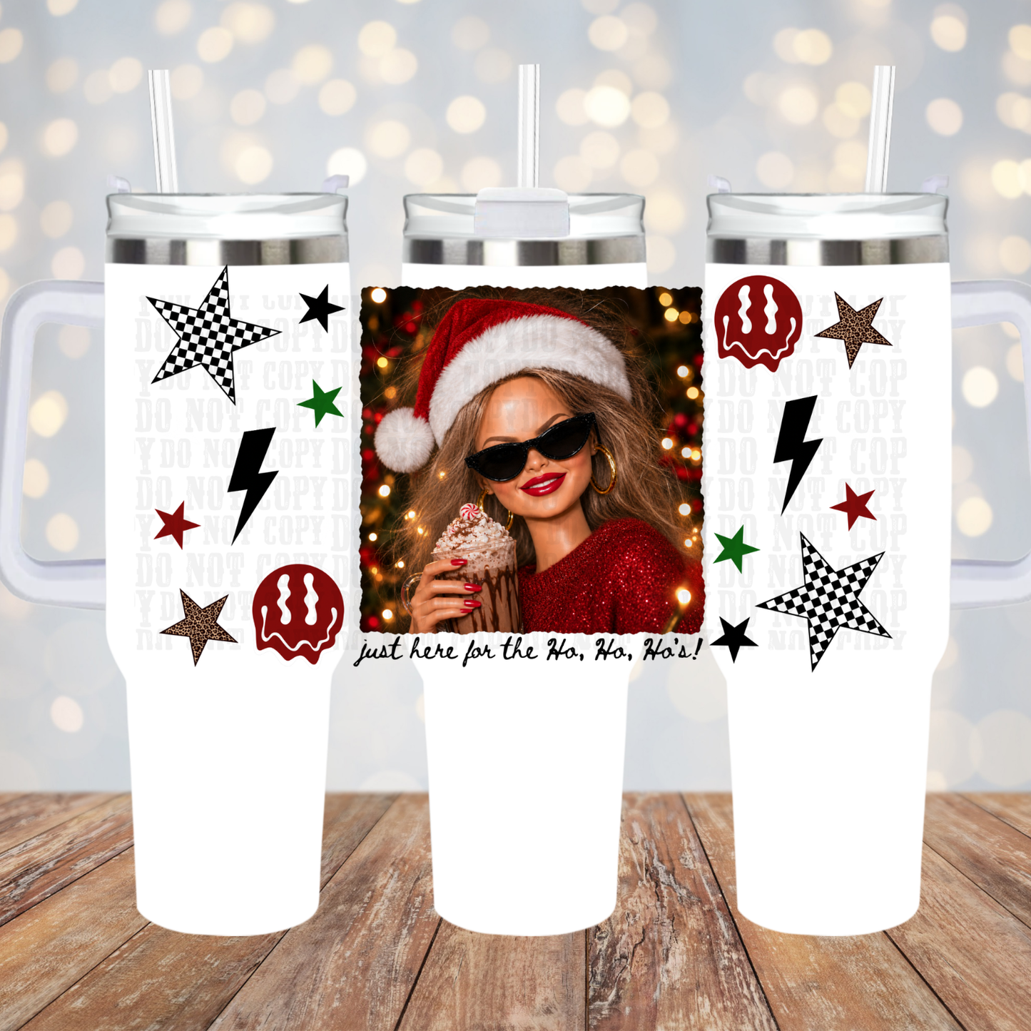 40oz MERRY DOLL UV DTF CUP WRAP - SHOP EXCLUSIVE BY CIERA