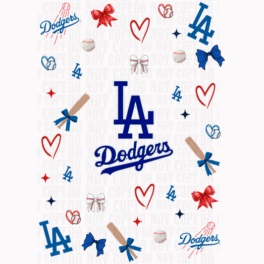 L A BASEBALL UV DTF Element Sheet -SHOP EXCLUSIVE BY TORRIE