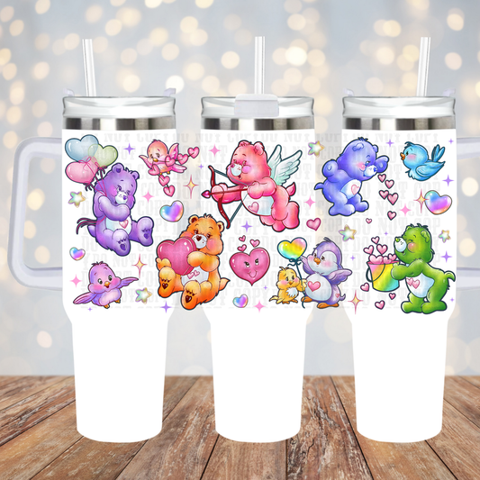 40OZ LOVE BEARS UV DTF CUP WRAP