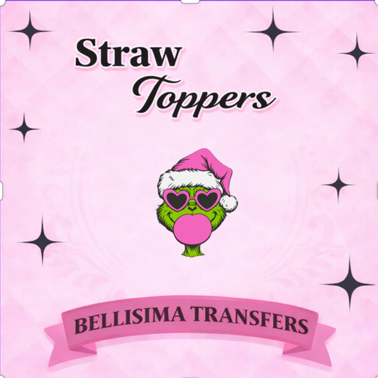 GRUMPY BUBBLE STRAW TOPPER STANDARD SIZE OR STANLEY