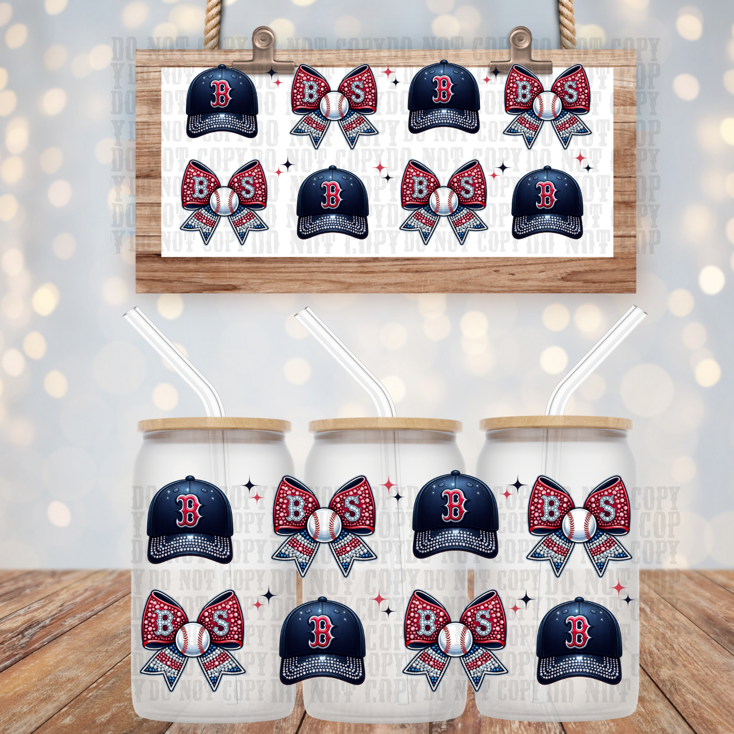 BOSTON BUNDLE  UV DTF CUP WRAP - SHOP EXCLUSIVE