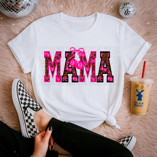 CHERRY CHEETAH MAMA DTF TRANSFER