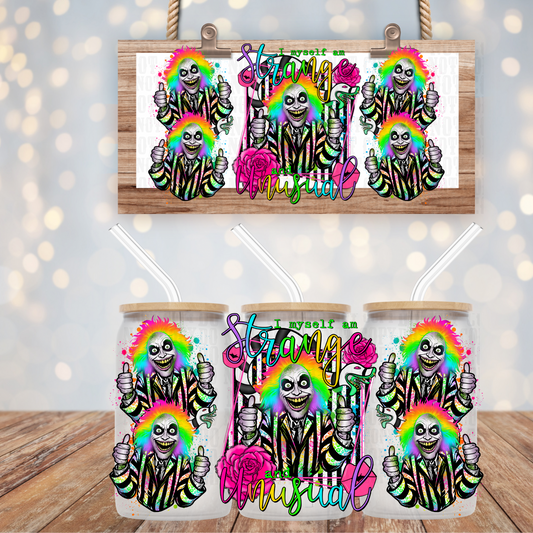 NEON STRANGE AND UNUSUAL UV DTF WRAP