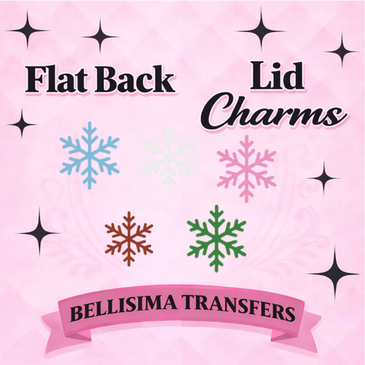 SNOWFLAKE FLAT BACK CHARM