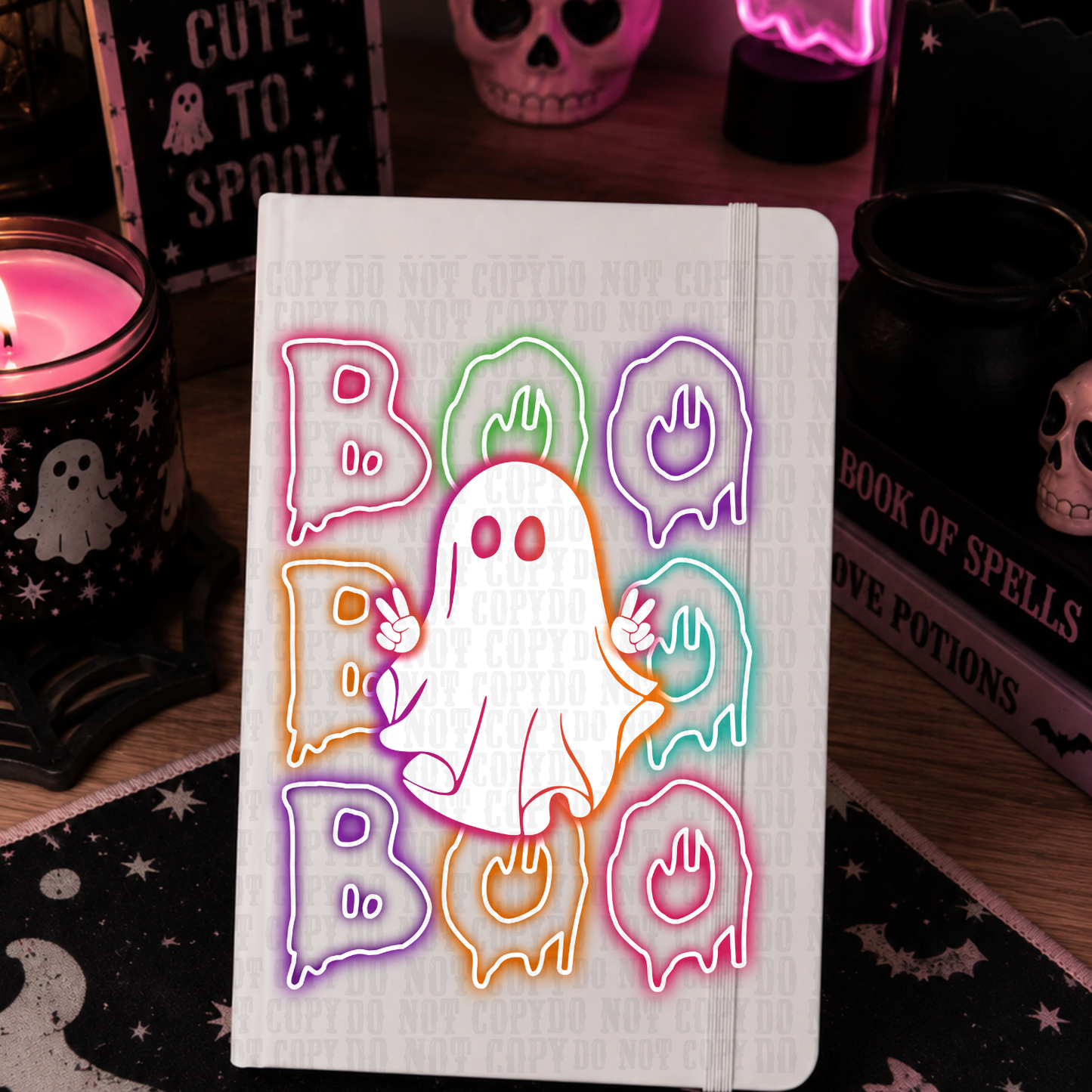 Custom Spooky Themed A5 Notebooks