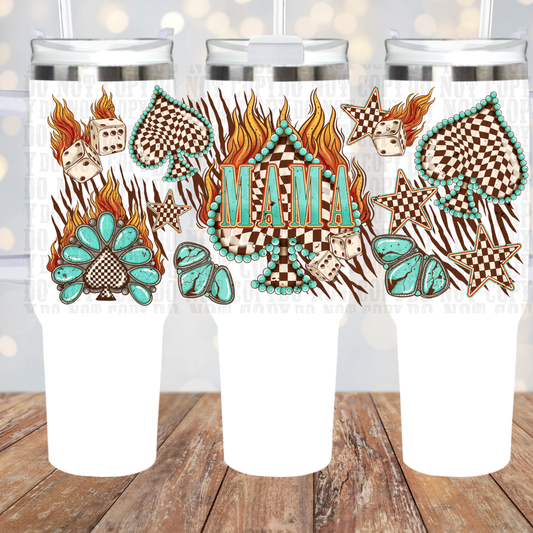 40oz  MAMA SPADE UV DTF CUP WRAP