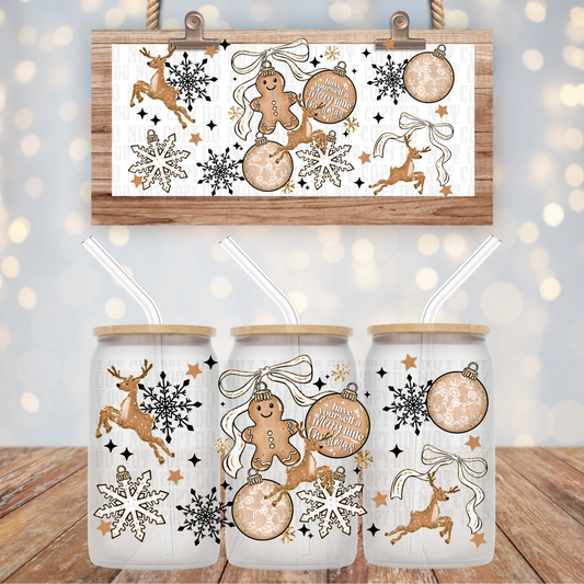 GILDED GINGY ORNAMENTS UV DTF CUP WRAP