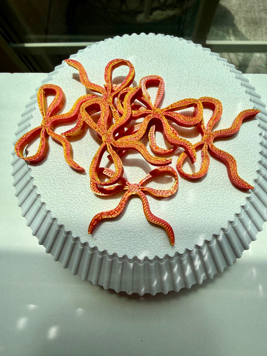 SUMMER Dainty Bow-Flat Back Lid Charms