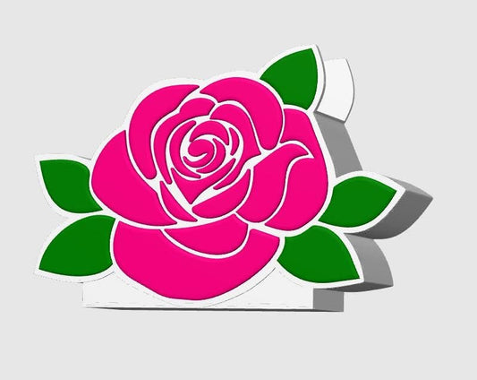 Rose Pen Holder |Makeup Brush Holder|Cute 3D Printed Desk Organizer