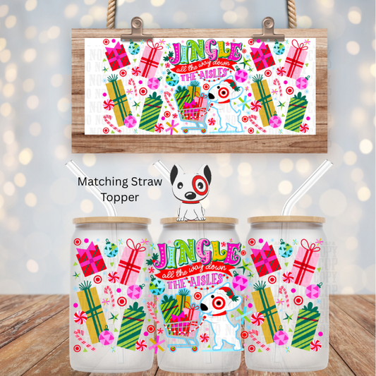 JINGLE DOWN THE AISLES UV DTF CUP WRAP