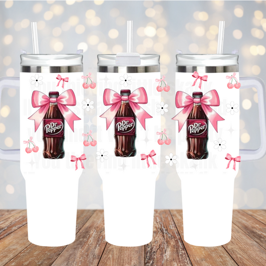 40oz DR. P COQUETTE UV DTF Cup Wrap