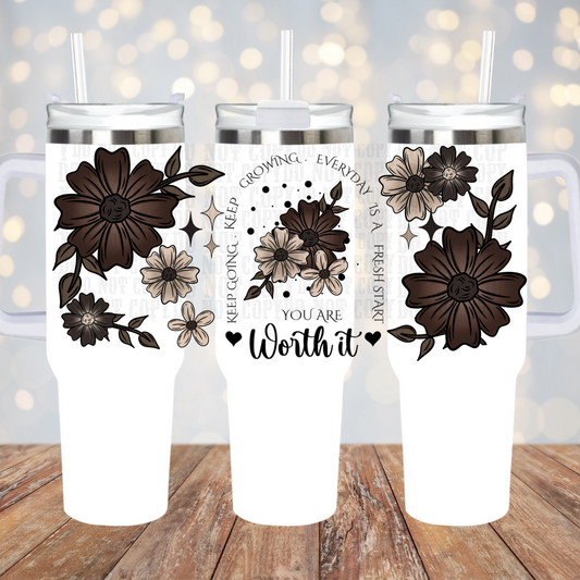 40oz WORTH IT UV DTF CUP WRAP