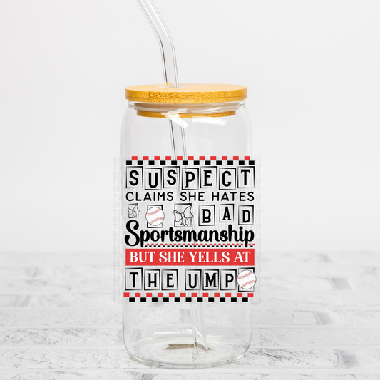SUSPECT YELLS AT THE UMP UV DTF DECAL