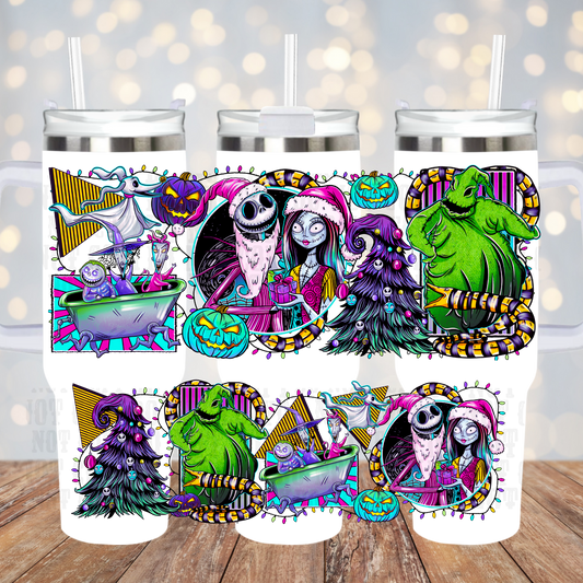 40oz  N.   B.   C.   CHRISTMAS UV DTF CUP WRAP