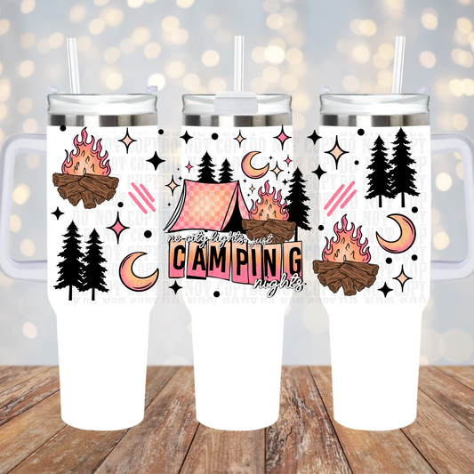 40oz WINTER CAMPING UV DTF CUP WRAP