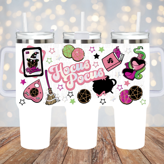 40oz COLORFUL HOCUS UV DTF CUP WRAP