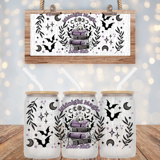 Midnight Magic Book Club  UV DTF Wrap