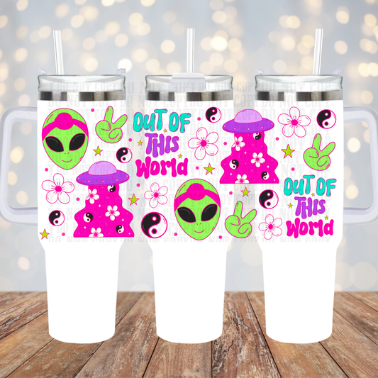40oz FAR OUT UV DTF CUP WRAP