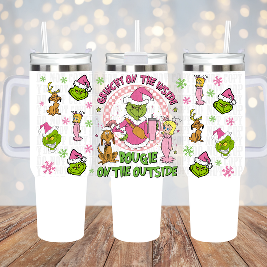 40oz PINK & BOUGIE UV DTF CUP WRAP