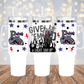 40OZ GIVE EM HELL Football Bundle UV DTF CUP WRAP
