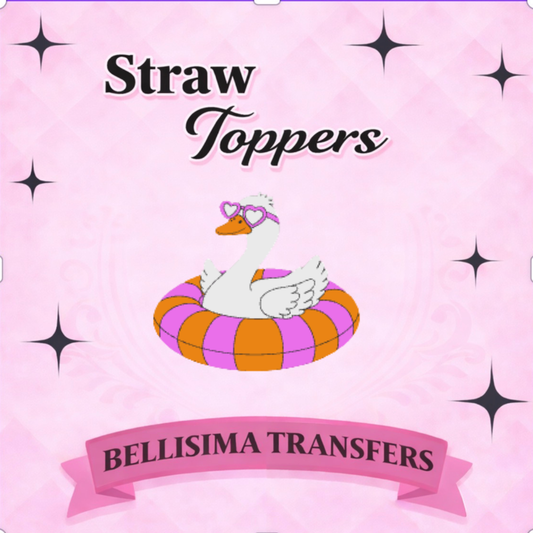 SILLY GOOSE FLOAT Straw Topper – 3D Printed Tumbler Accessory | Standard or Stanley