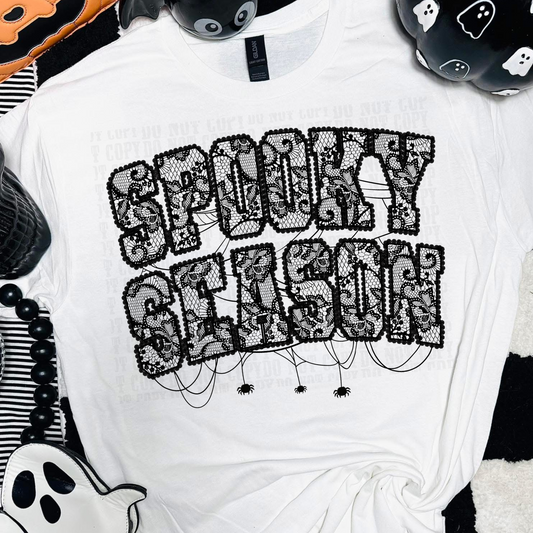 LACE SPOOKY SEASON GLOW IN THE DARK DTF