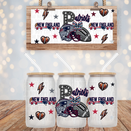 2026 PATRIOTIC  FAUX RHINESTONE UV DTF CUP WRAP