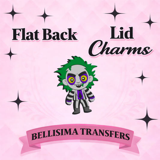 IT'S SHOWTIME Flat Back Lid Charms